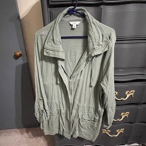 Croft & Barrow Olive Utility Jacket